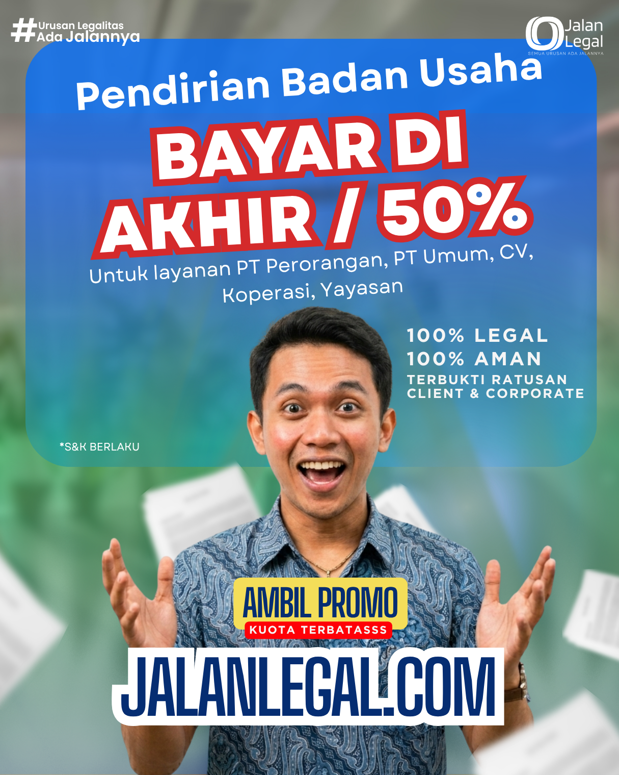 Legalitas Bisnis Mudah - JalanLegal.com